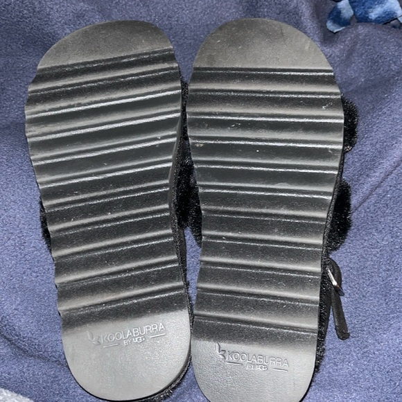 Koolaburra by UGG Fuzz'd Out Adjustable Slide Sandals Slippers - Picture 4 of 7